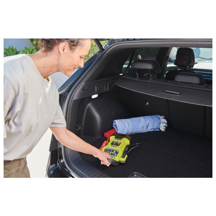 RYOBI Booster de démarrage 18V ONE+ sécurité anti-étincelles - sans batterie ni chargeur - RJSC18-0