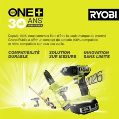 RYOBI Booster de démarrage 18V ONE+ sécurité anti-étincelles - san
