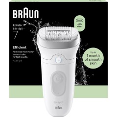 Épilateur électrique - BRAUN - SE7-011 - 2 modes - 40 min - Étanche