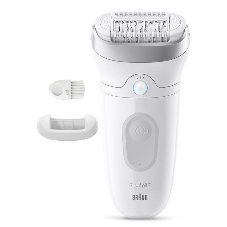 Épilateur électrique - BRAUN - SE7-011 - 2 modes - 40 min - Étanche - Blanc Épilateur électrique - BRAUN - SE7-011 - 2 modes - 40 min - Étanche - Blanc