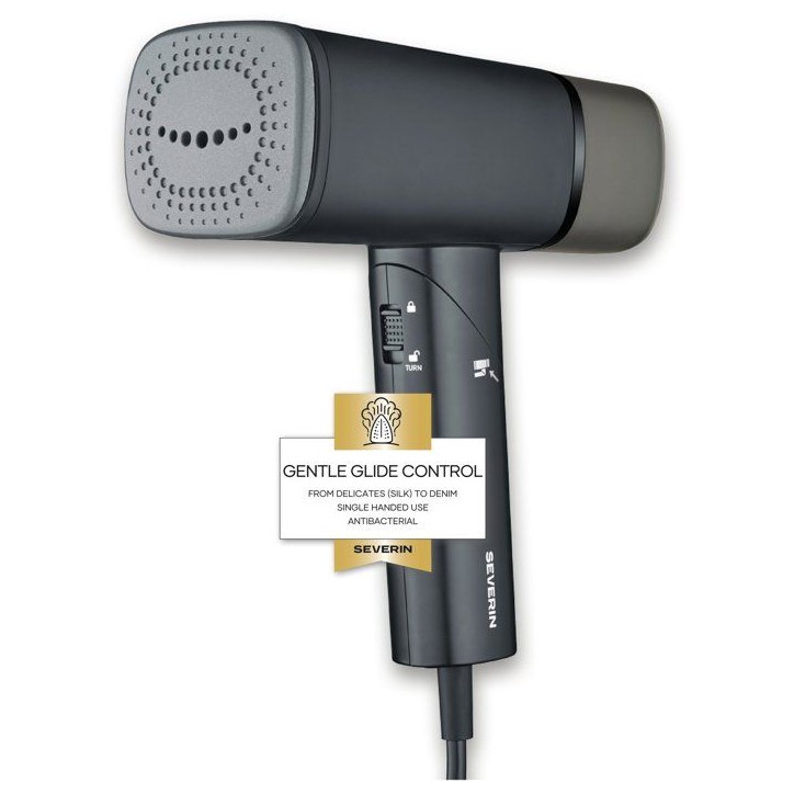 Défroisseur vapeur de voyage - SEVERIN - DG3282- Steamer pliable pour textiles - Résevoir 130ml - 1400 W - Noir Défroisseur vapeur de voyage - SEVERIN - DG3282- Steamer pliable pour textiles - Résevoir 130ml - 1400 W - Noir