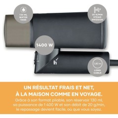 Défroisseur vapeur de voyage - SEVERIN - DG3282- Steamer pliable pour