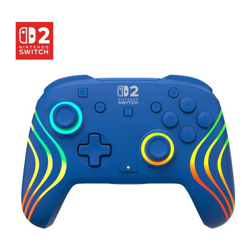 Manette Gaming sans fil RGB - TURTLE BEACH - Afterglow Wave pour Ninte