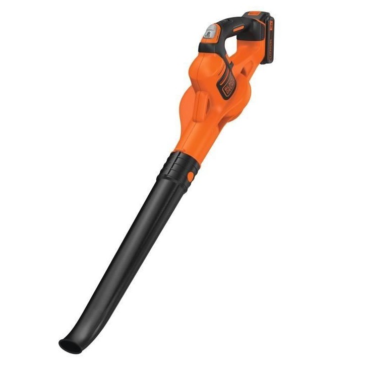 Souffleur sans fil BLACK+DECKER - GWC1820PCB-XJ - 18V - Débit d'air de 209km/h - Sans batterie et chargeur