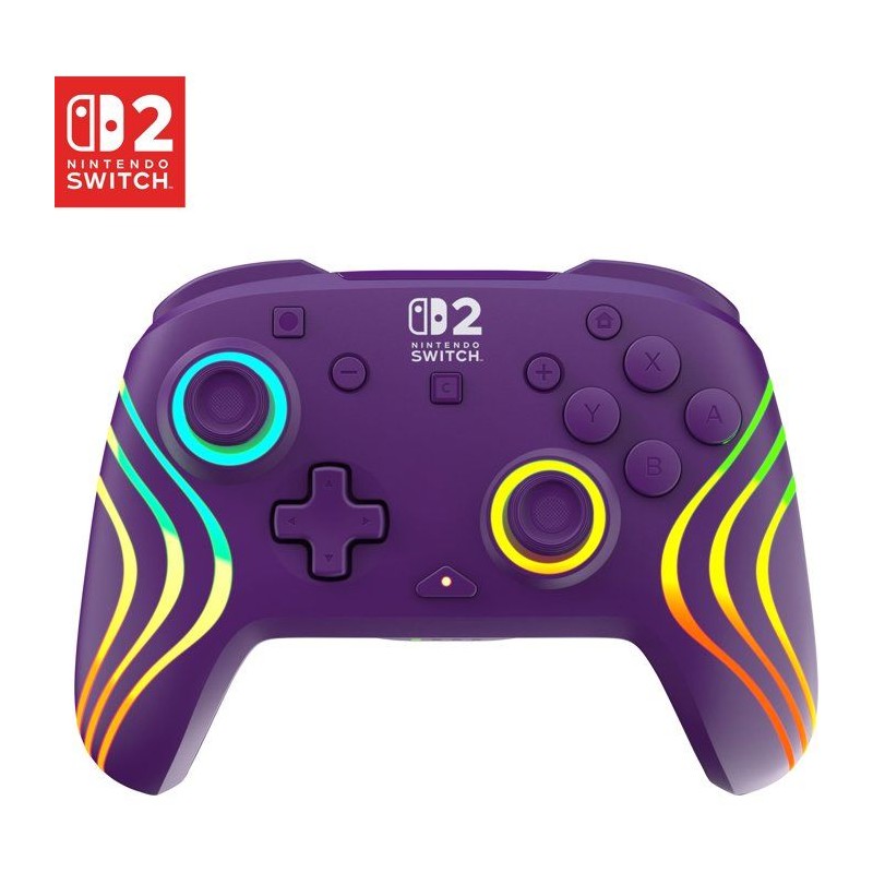 Manette Gaming sans fil RGB - TURTLE BEACH - Afterglow Wave pour Ninte