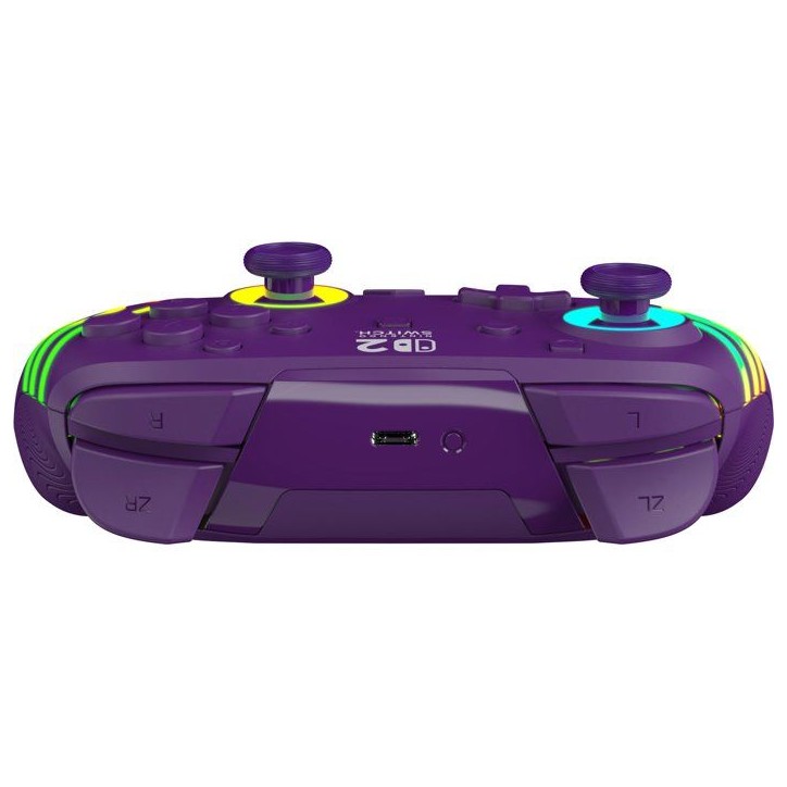 Manette Gaming sans fil RGB - TURTLE BEACH - Afterglow Wave pour Nintendo Switch 2 - Violet