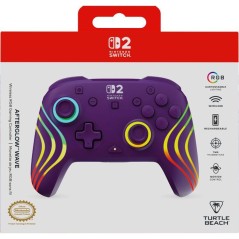 Manette Gaming sans fil RGB - TURTLE BEACH - Afterglow Wave pour Ninte