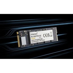 INTENSO - MI500 - SSD Interne - 500 Go - NVMe M.2 PCIe Gen 4x4 - Vitesse de lecture jusqu'a 5 300 Mo/s