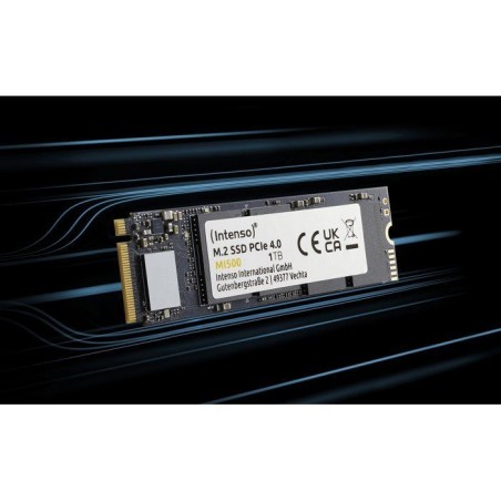 INTENSO - MI500 - SSD Interne - 500 Go - NVMe M.2 PCIe Gen 4x4 - Vitesse de lecture jusqu'a 5 300 Mo/s