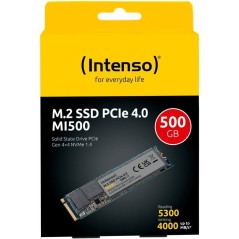 INTENSO - MI500 - SSD Interne - 500 Go - NVMe M.2 PCIe Gen 4x4 - Vites