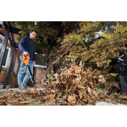 Souffleur sans fil BLACK+DECKER - GWC1820PCB-XJ - 18V - Débit d'air d