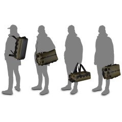 Sac étanche - HPA - Hybriduffle 30-ZIP68 - 30 L - Kaki - Étanche