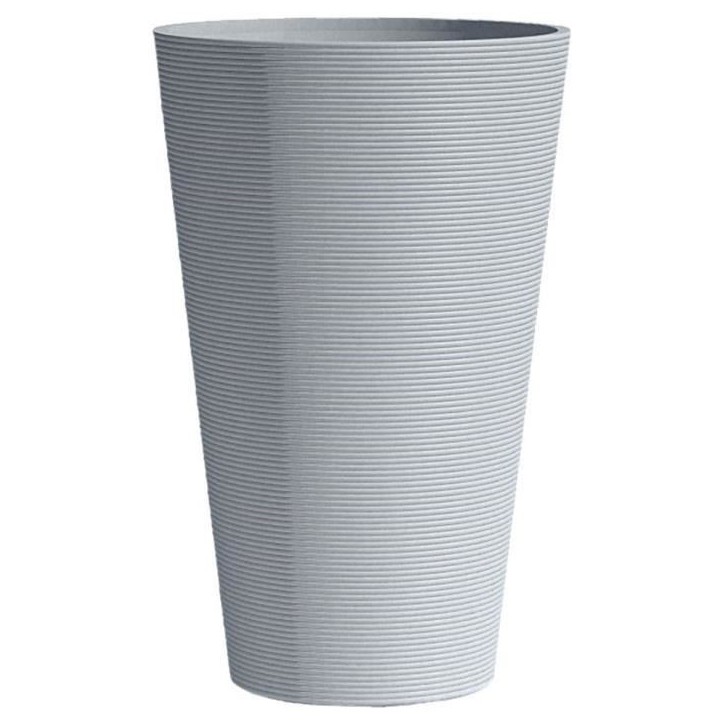 Pot de fleurs haut - GARDEN ID - Green Care Sense Haut Pierre bleue - 55 cm - Garantie 10 ans - 100% recyclé - Résistance UV e