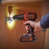 Perceuse a percussion sans fil - 18V - BLACK+DECKER - BDCHD18S32-QW -