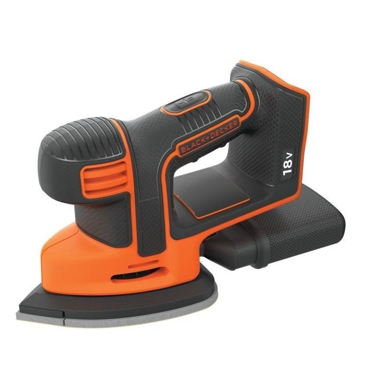 Ponceuse de détail sans fil - BLACK+DECKER - BDCDS18N-XJ - 18V - 6 abrasifs - sans batterie
