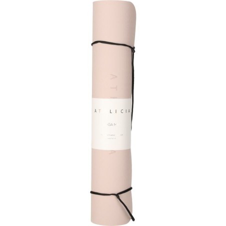 Tapis de Yoga - ATHLECIA - KESHA - L 133 x l 61 cm - TPE - Mauve