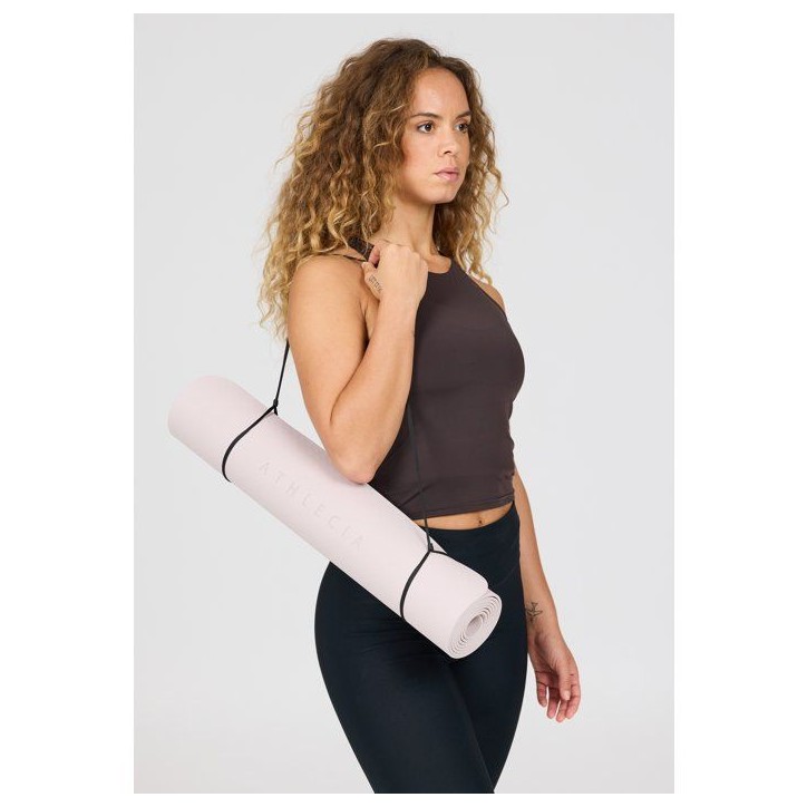 Tapis de Yoga - ATHLECIA - KESHA - L 133 x l 61 cm - TPE - Mauve Tapis de Yoga - ATHLECIA - KESHA - L 133 x l 61 cm - TPE - Mauve