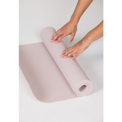 Tapis de Yoga - ATHLECIA - KESHA - L 133 x l 61 cm - TPE - Mauve