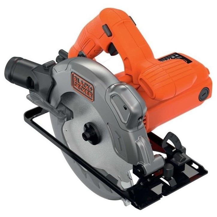Scie circulaire filaire - BLACK+DECKER - CS1250L-QS - 1250W - profondeur de coupe 66mm - avec 1 lame
