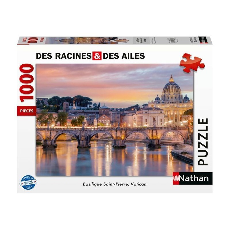 Puzzle 1000 pieces - RAVENSBURGER - 12001821 - Basilique Saint-Pierre