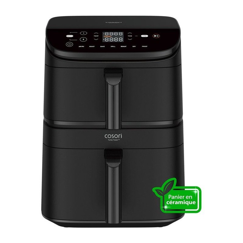 Friteuse sans huile COSORI - Air Fryer Turbo Tower - Capacité 10,8L -
