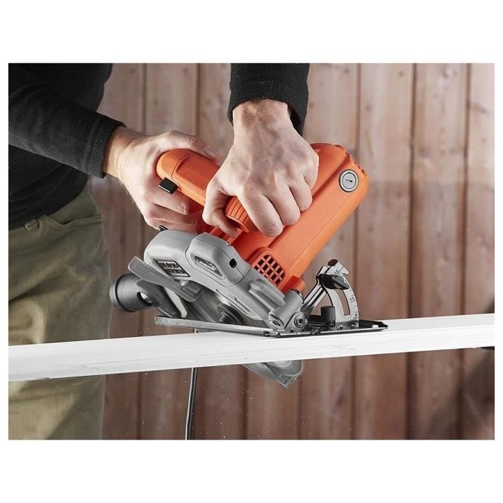 Scie circulaire filaire - BLACK+DECKER - CS1250L-QS - 1250W - profondeur de coupe 66mm - avec 1 lame