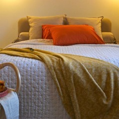 Edredon - Toison d'Or - Blanc/Beige - 140 x 160