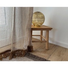 Rideau Portiere - Toison d'Or - Ocre & Ecru - 140 x 240