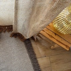 Rideau Portiere - Toison d'Or - Ocre & Ecru - 140 x 240