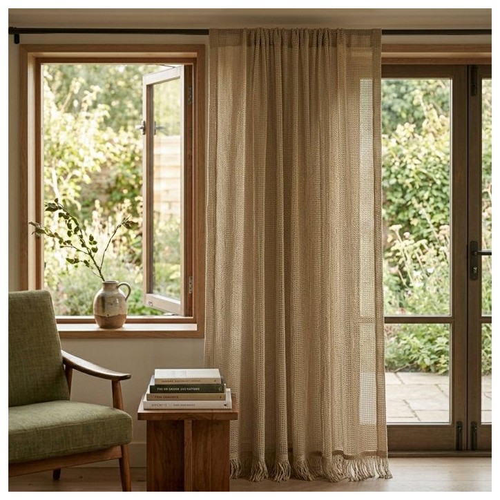 Rideau Portiere - Toison d'Or - Ecru - 140 x 240