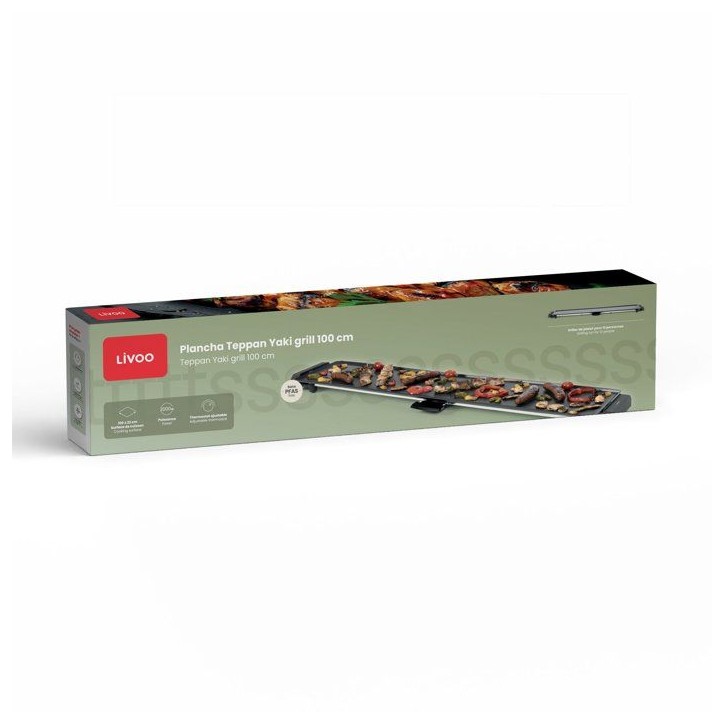 Plancha Teppan Yaki - LIVOO - DOC350 - 100 cm - 2000 W Plancha Teppan Yaki - LIVOO - DOC350 - 100 cm - 2000 W