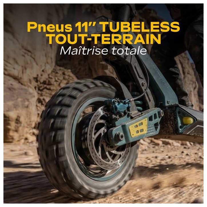 Trottinette électrique - URBANGLIDE - GT PRO - 1300W - pneus tubeless 11 Trottinette électrique - URBANGLIDE - GT PRO - 1300W - pneus tubeless 11