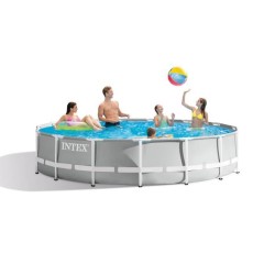 Kit Piscine hors sol tubulaire INTEX - Pris Frame - 457 x 107 cm - Ron