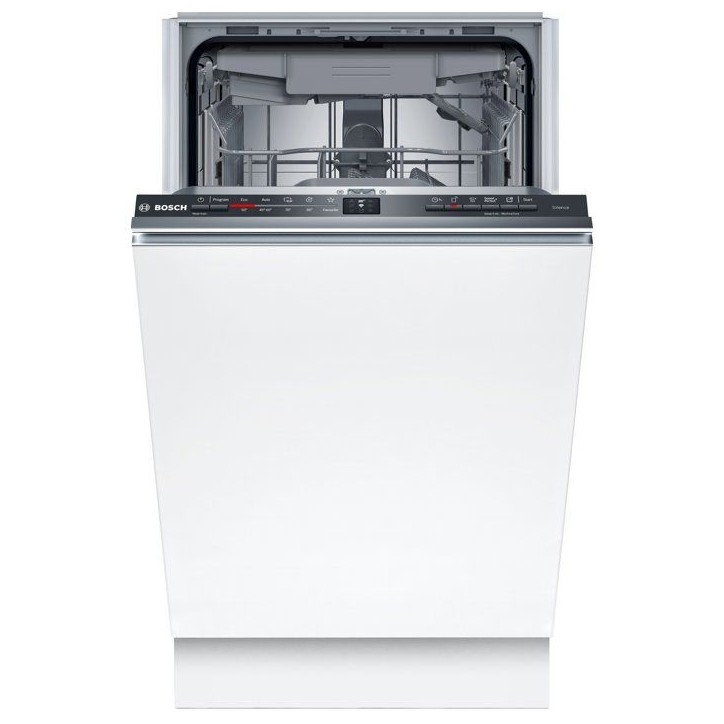 Lave-vaisselle tout encastrable BOSCH SPV2HMX02E SER2 - 10 couverts - Induction - L45cm - 46 dB - tiroir a couverts - Inox Lave-vaisselle tout encastrable BOSCH SPV2HMX02E SER2 - 10 couverts - Induction - L45cm - 46 dB - tiroir a couverts - Inox