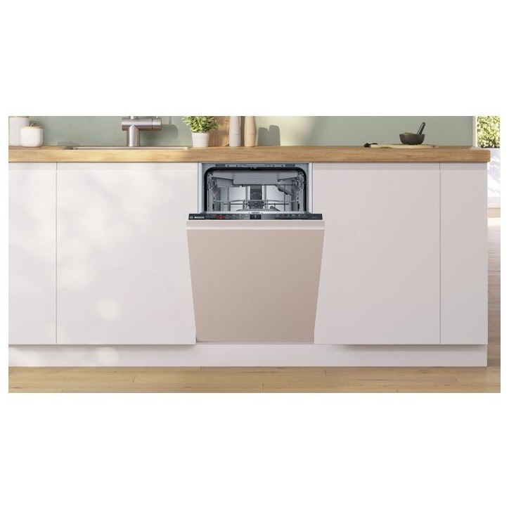 Lave-vaisselle tout encastrable BOSCH SPV2HMX02E SER2 - 10 couverts - Induction - L45cm - 46 dB - tiroir a couverts - Inox Lave-vaisselle tout encastrable BOSCH SPV2HMX02E SER2 - 10 couverts - Induction - L45cm - 46 dB - tiroir a couverts - Inox
