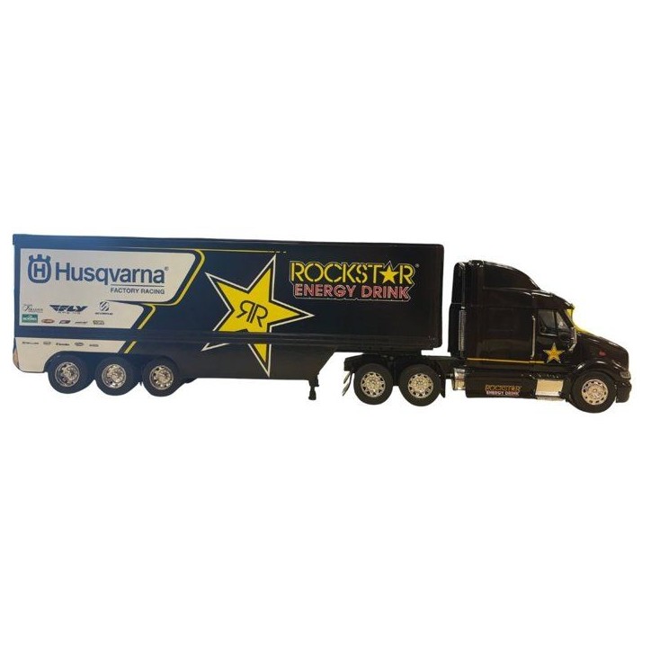 Camion miniature de collection - NEWRAY - Rockstar Energy Husqvarna Factory - 1/32 Camion miniature de collection - NEWRAY - Rockstar Energy Husqvarna Factory - 1/32