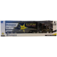 Camion miniature de collection - NEWRAY - Rockstar Energy Husqvarna Factory - 1/32