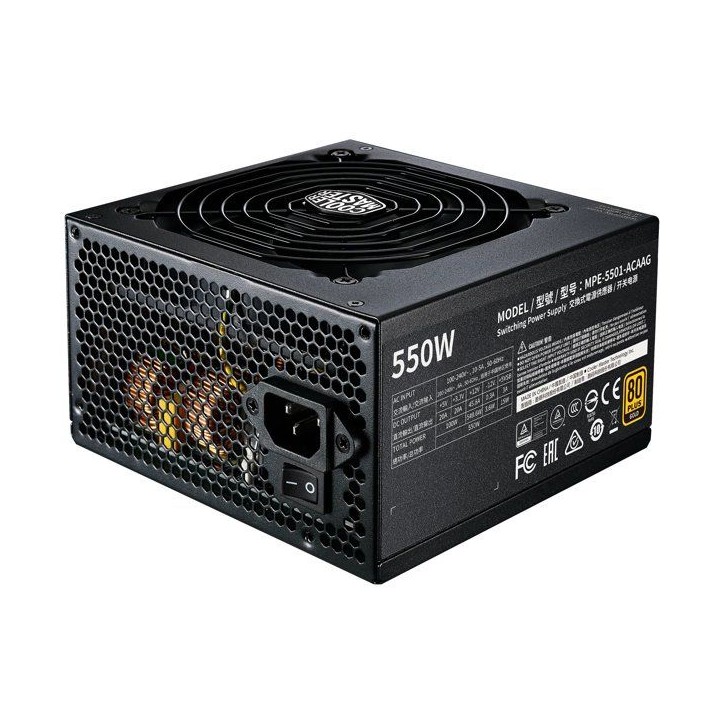 COOLER MASTER - MWE Gold 550W V3 NM - Alimentation PC - 550W