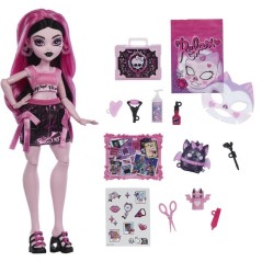 Playset beauté - MONSTER HIGH - Draculaura JHK43 - Poupée - 14 acces