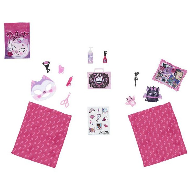 Playset beauté - MONSTER HIGH - Draculaura JHK43 - Poupée - 14 accessoires - Animal