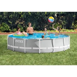 Kit Piscine hors sol tubulaire INTEX - Pris Frame - 457 x 107 cm - Ron