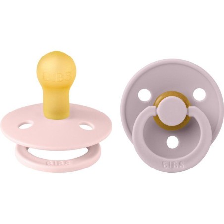 Sucette bébé - BIBS - Colour - Embout rond - Pack de 2 - Caoutchouc