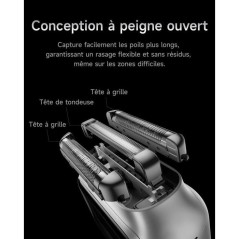 Rasoir électrique - LAIFEN - P3 Pro - Moteur linéaire - Lame aluminium - Haute précision