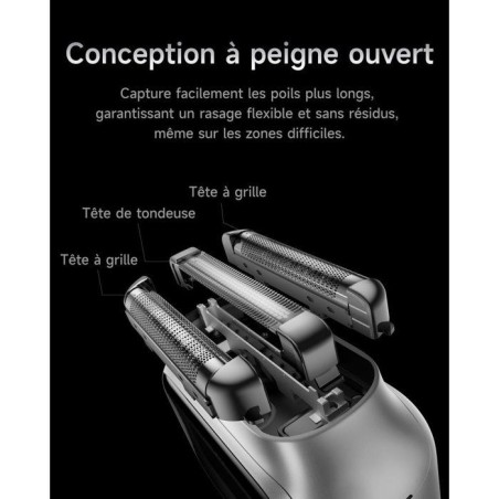 Rasoir électrique - LAIFEN - P3 Pro - Moteur linéaire - Lame aluminium - Haute précision