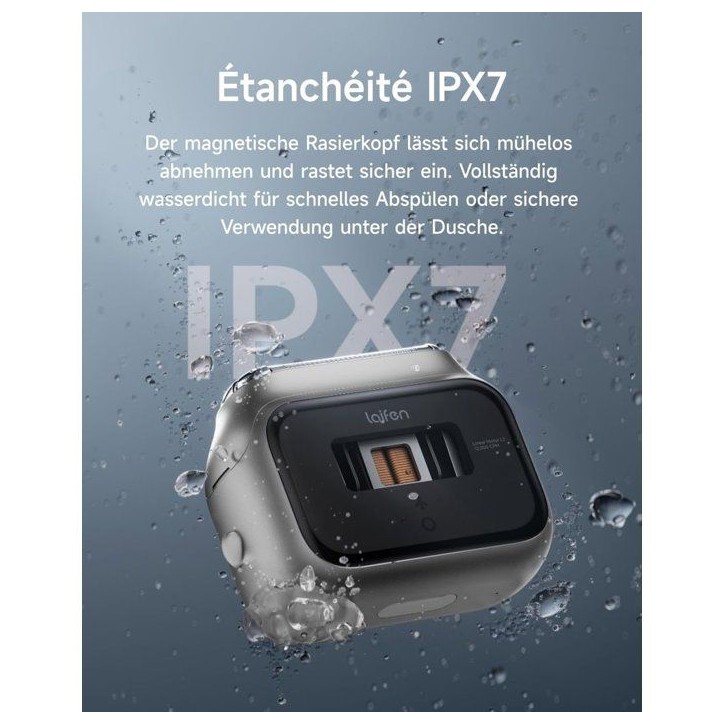 Rasoir électrique - LAIFEN - P3 Pro - Moteur linéaire - Lame aluminium - Haute précision