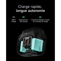 Rasoir électrique - LAIFEN - P3 Pro - Moteur linéaire - Lame alumini