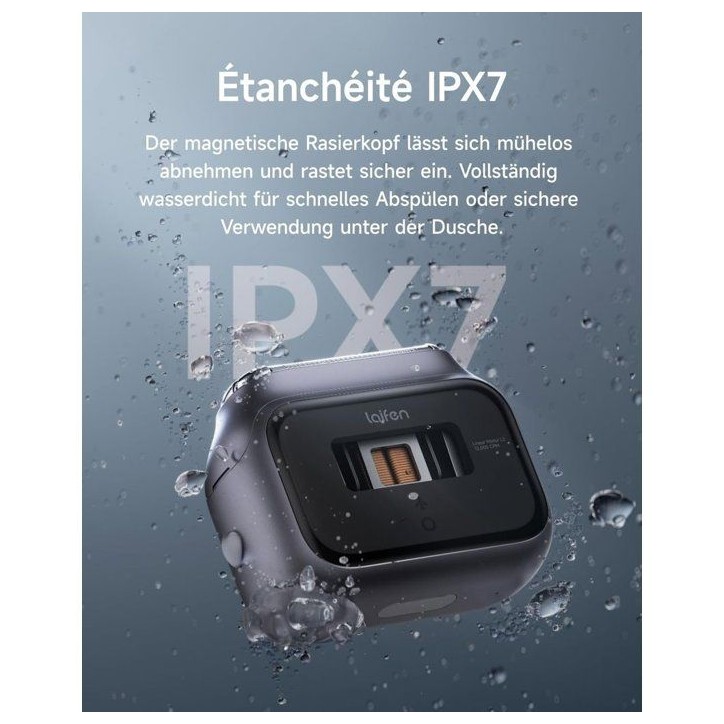 Rasoir électrique - LAIFEN - P3 Pro - 3 lames - Moteur linéaire - Lame aluminium Rasoir électrique - LAIFEN - P3 Pro - 3 lames - Moteur linéaire - Lame aluminium