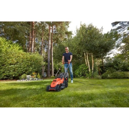Tondeuse électrique filaire - BLACK&DECKER - BEMW461BH-QS - 1400W - 34cm de coupe