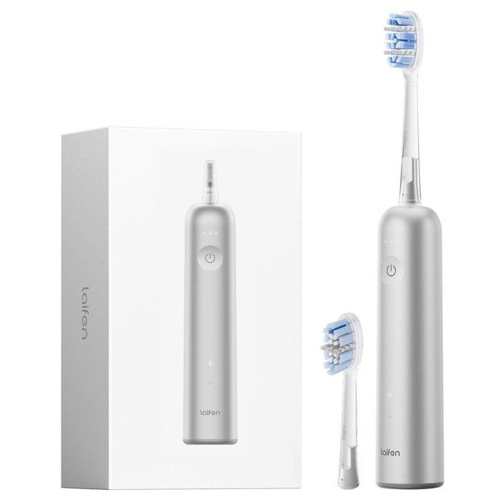 Brosse a dents électrique - LAIFEN - Wave Pro - Alu brossé - Mouvement sonique - Rechargeable Brosse a dents électrique - LAIFEN - Wave Pro - Alu brossé - Mouvement sonique - Rechargeable