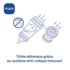 Biberon - MAM - Easy Start Anti-Colique - 160 ml - Tétine débit 1 -